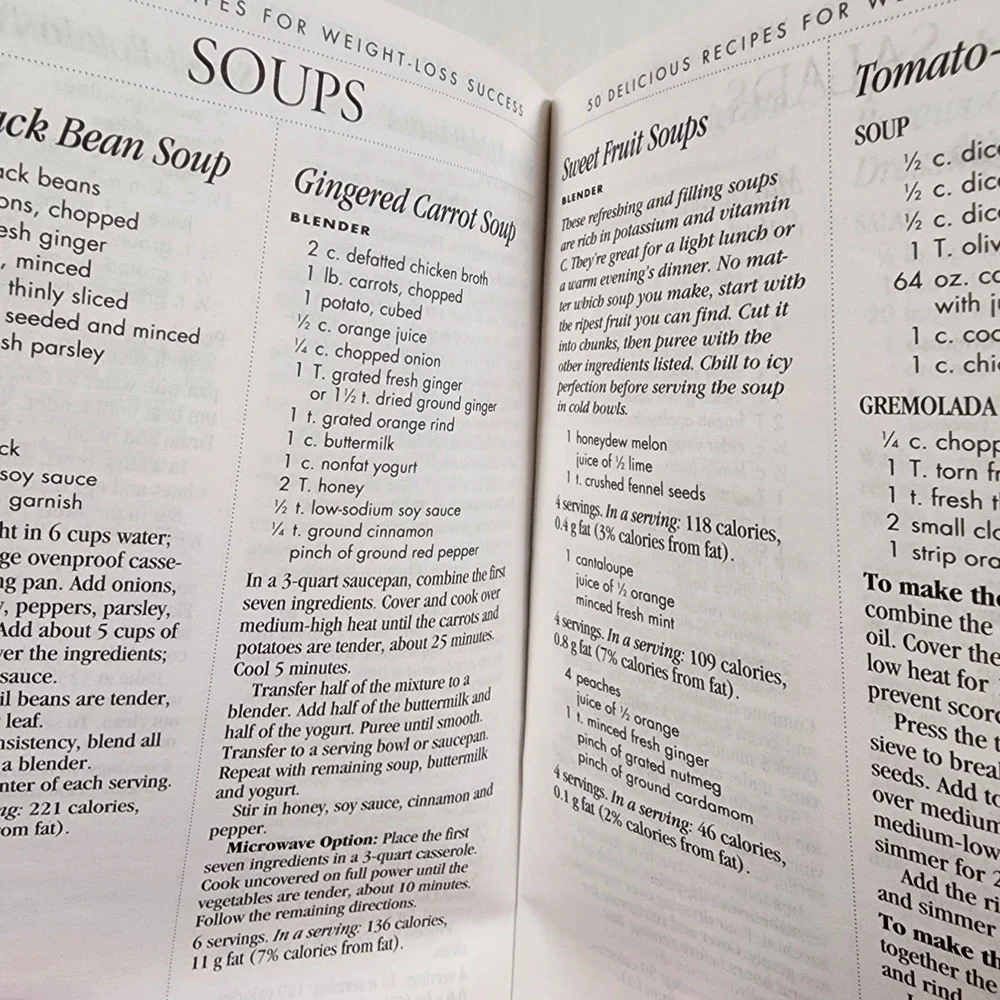 VINTAGE Prevention's 50‎ Delicious Recipes for Weight-Loss Success Cookbook